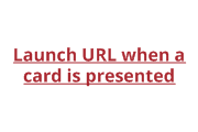 Launch URL when a card is presented example link